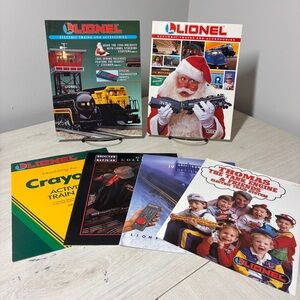 Vintage Lot of Six 1994 Lionel Electric Train Catalog Thomas Crayola Trainmaster